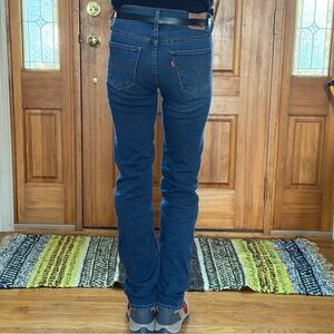 Levi's Dark Blue Straight Leg Jeans